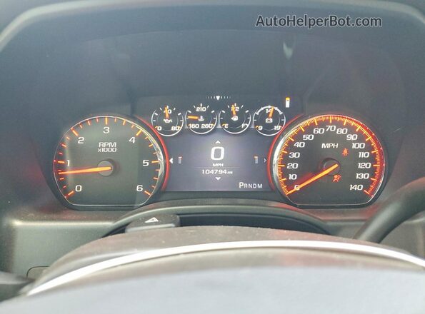 3GTU2PEC2GG207129 2016 GMC SIERRA Black Instrument cluster view