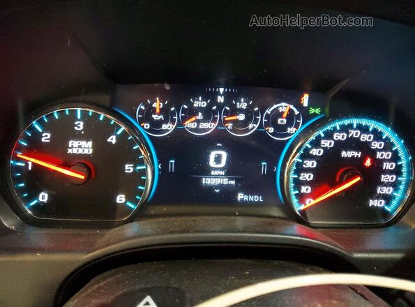 3GTU2PEC3JG325956 2018 GMC SIERRA White Vista del cuadro de instrumentos