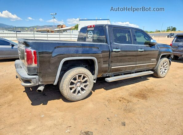 3GTU2PEC5JG164848 2018 GMC SIERRA Черный Задняя правая четверть