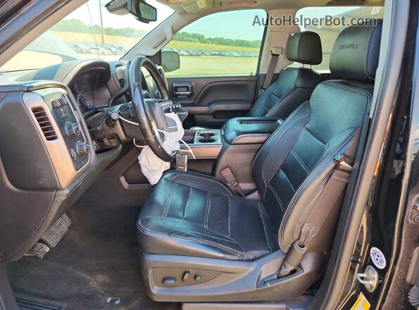 3GTU2PEC5JG164848 2018 GMC SIERRA Черный Вид салона спереди