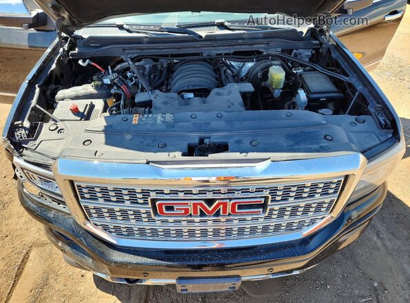 3GTU2PEC5JG164848 2018 GMC SIERRA Черный Вид задней части салона