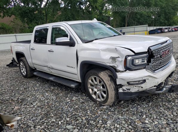 3GTU2PEC7JG546394 2018 GMC SIERRA Белый Передняя правая четверть