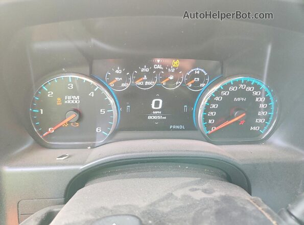 3GTU2PEC8JG142293 2018 GMC SIERRA Черный Вид щитка приборов