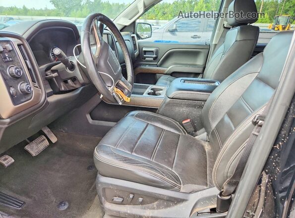 3GTU2PEC8JG142293 2018 GMC SIERRA Черный Вид салона спереди
