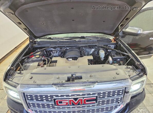 3GTU2PECXGG100037 2016 GMC SIERRA Черный Вид задней части салона