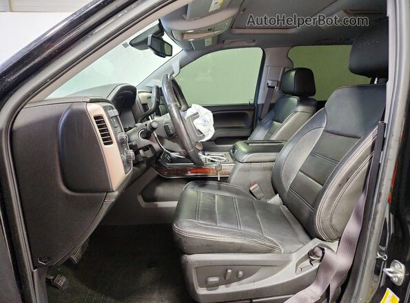 3GTU2PECXGG100037 2016 GMC SIERRA Черный Вид салона спереди