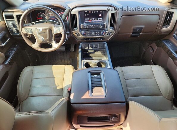 3GTU2PEJ2GG285666 2016 GMC SIERRA Brown Vista del salpicadero