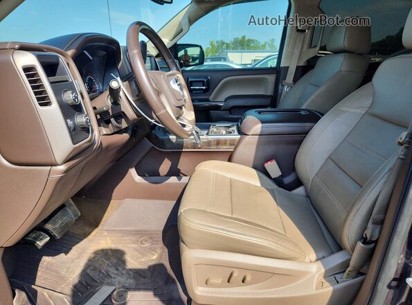 3GTU2PEJ2GG285666 2016 GMC SIERRA Brown Vista interior delantera