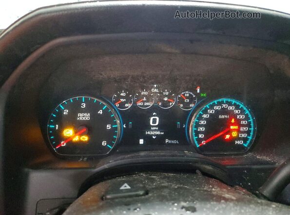 3GTU2PEJ2HG182684 2017 GMC SIERRA White Вид щитка приладів