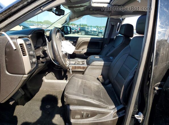 3GTU2PEJ4GG243919 2016 GMC SIERRA Черный Вид салона спереди