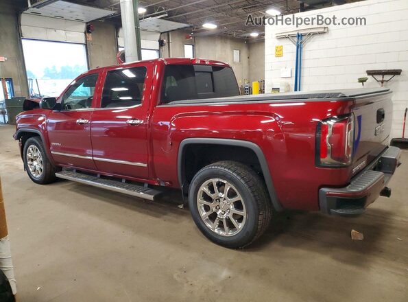 3GTU2PEJ7HG373758 2017 GMC SIERRA Бордовый Задняя левая четверть
