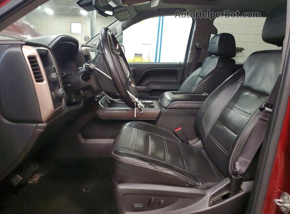 3GTU2PEJ7HG373758 2017 GMC SIERRA Бордовый Вид салона спереди
