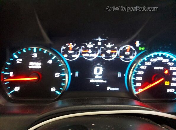 3GTU2PEJXJG324964 2018 GMC SIERRA White Widok zestawu wskaźników