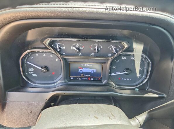 3GTU9BED0LG178943 2020 GMC SIERRA Black Vista del cuadro de instrumentos