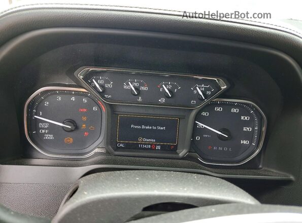 3GTU9CED0LG303607 2020 GMC SIERRA Черный Вид щитка приборов