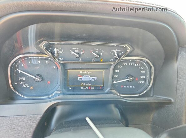 3GTU9CED0MG230191 2021 GMC SIERRA Red Widok zestawu wskaźników