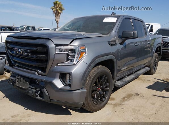 3GTU9CED0NG153906 2022 GMC SIERRA Gray Front left