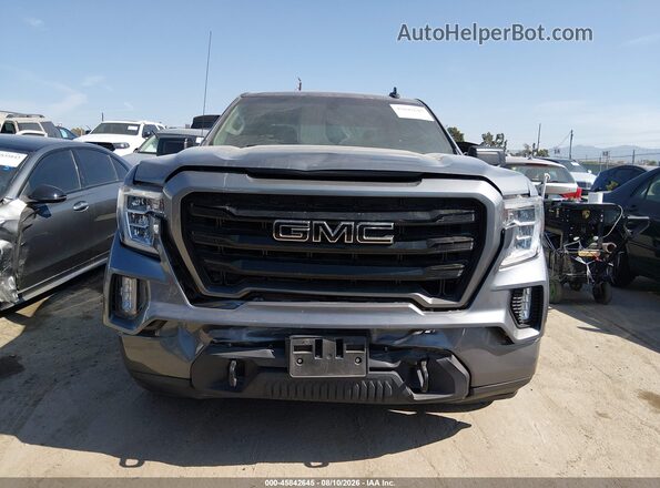 3GTU9CED0NG153906 2022 GMC SIERRA Gray Instrument cluster view