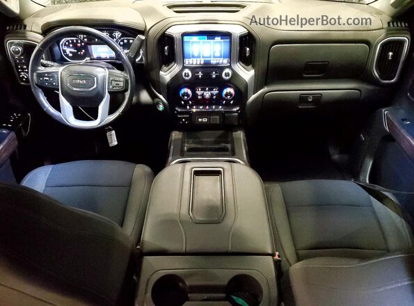 3GTU9CED1MG466719 2021 GMC SIERRA Серый Вид панели приборов