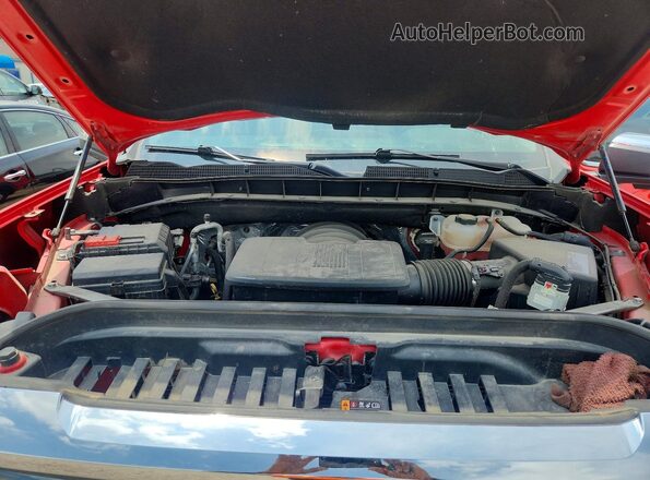 3GTU9DED1LG414835 2020 GMC SIERRA Красный Вид задней части салона