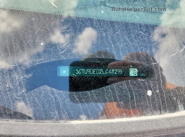 3GTU9DED2LG411295 2020 GMC SIERRA White Вид підкапотного простору