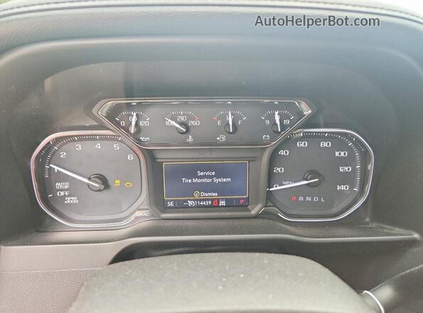 3GTU9DED6KG221028 2019 GMC SIERRA Black ხელსაწყოთა პანელის ხედი