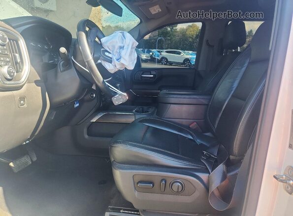 3GTU9DEDXKG267686 2019 GMC SIERRA White წინა სალონის ხედი
