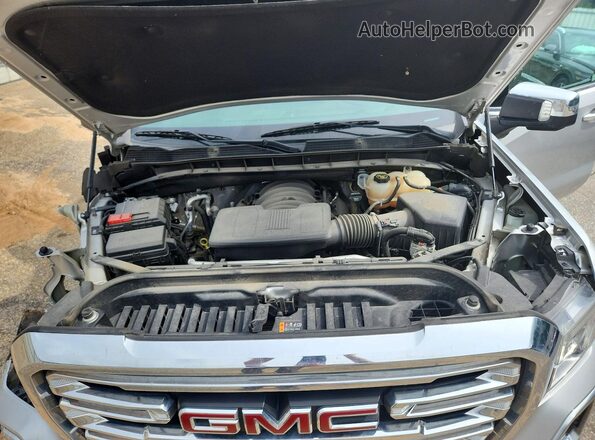 3GTU9DEDXNG195540 2022 GMC SIERRA Серебряный Вид задней части салона