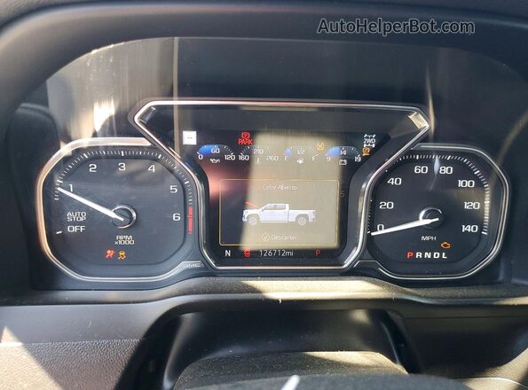 3GTU9FED3KG202660 2019 GMC SIERRA Black Սարքավորումների վահանակի տեսք