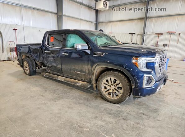 3GTU9FED5MG259784 2021 GMC SIERRA Blue Передня права чверть