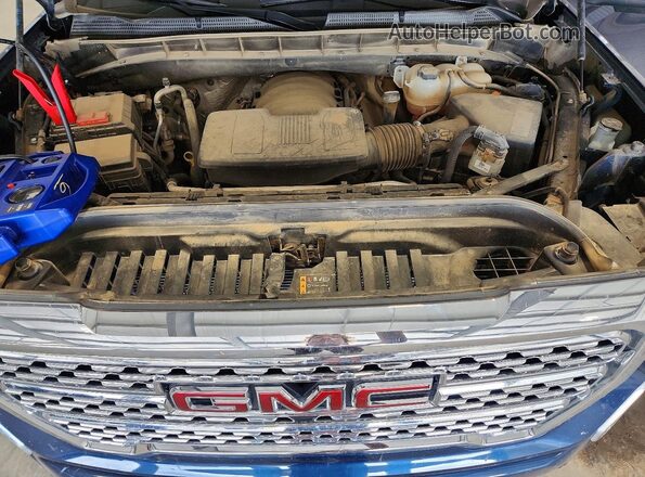 3GTU9FED5MG259784 2021 GMC SIERRA Blue Вид задньої частини салону