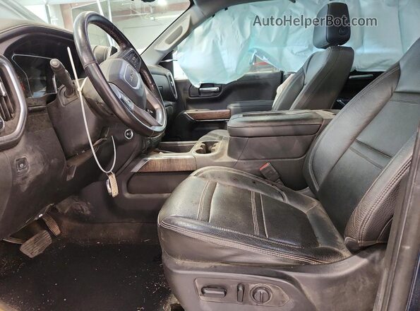 3GTU9FED5MG259784 2021 GMC SIERRA Blue Вид салону спереду