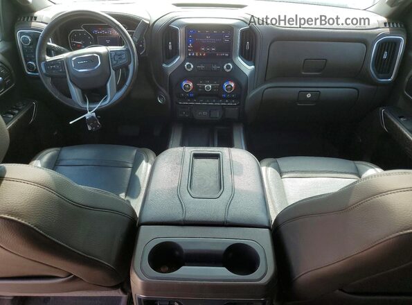 3GTU9FEL2NG181635 2022 GMC SIERRA White Вид панелі приладів