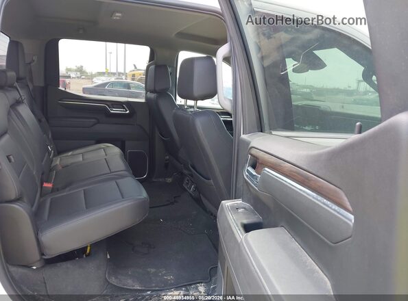 3GTUUDED4SG202685 2025 GMC SIERRA White VIN კოდის სტიკერის ხედი