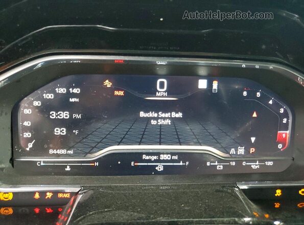 3GTUUDED5NG607670 2022 GMC SIERRA Black Вид щитка приладів