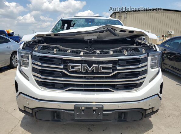 3GTUUDED6RG146016 2024 GMC SIERRA White Widok naklejki z numerem VIN