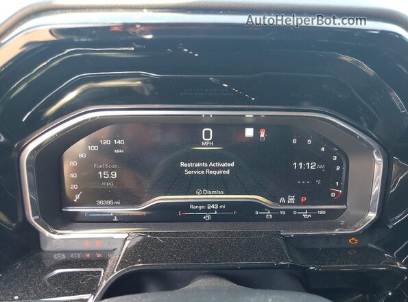 3GTUUDED9NG661795 2022 GMC SIERRA Black Вид щитка приладів