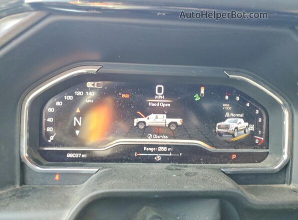3GTUUEEL2RG333492 2024 GMC SIERRA Silver Вид щитка приладів