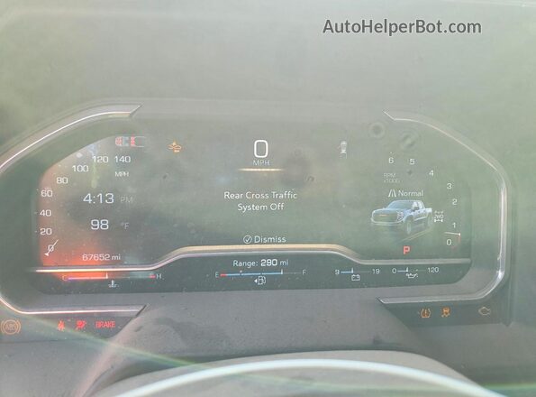 3GTUUEEL5RG301202 2024 GMC SIERRA Green Widok zestawu wskaźników