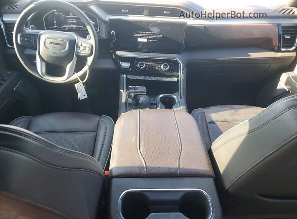 3GTUUGE89RG205449 2024 GMC SIERRA White Widok deski rozdzielczej