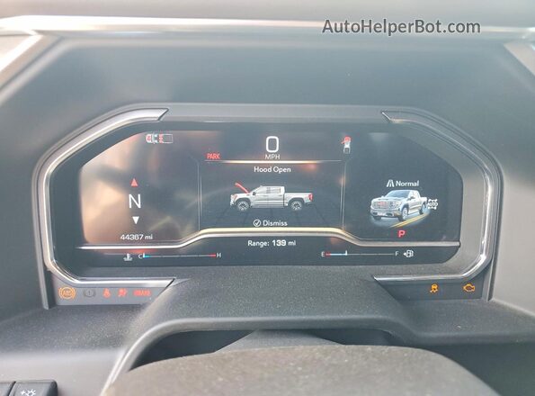 3GTUUGE89RG205449 2024 GMC SIERRA White Widok zestawu wskaźników