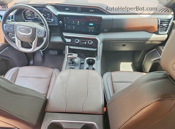 3GTUUGED0RG336332 2024 GMC SIERRA Blue Առջևի վահանակի տեսք
