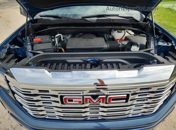 3GTUUGED0RG336332 2024 GMC SIERRA Blue Սալոնի հետևի տեսք