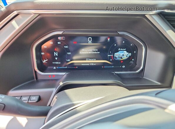 3GTUUGEL8TG202201 2026 GMC SIERRA Gray Instrument cluster view