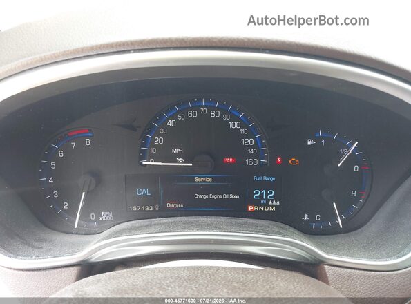 3GYFNBE32GS534124 2016 CADILLAC SRX Black Вид задніх сидінь