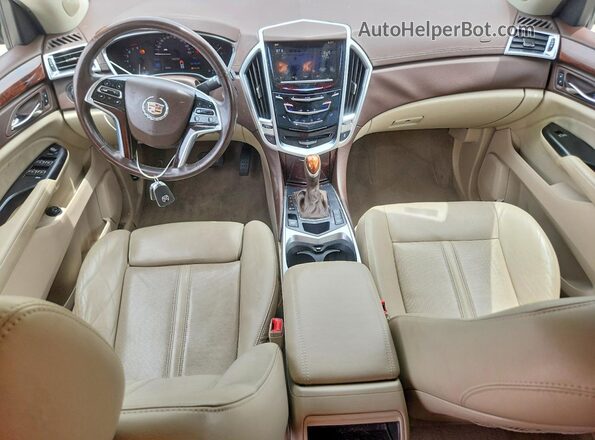 3GYFNBE37GS501104 2016 CADILLAC SRX Beige წინა პანელის ხედი