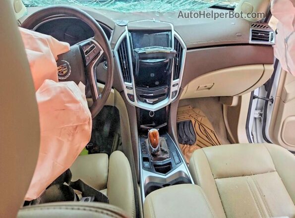 3GYFNBE37GS572027 2016 CADILLAC SRX White წინა პანელის ხედი