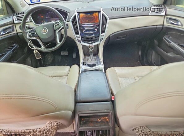 3GYFNBE38GS548433 2016 CADILLAC SRX Серебряный Вид панели приборов