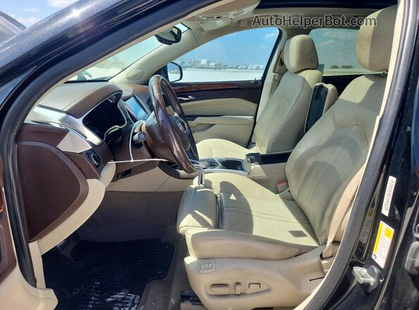 3GYFNBE39GS587645 2016 CADILLAC SRX Черный Вид салона спереди