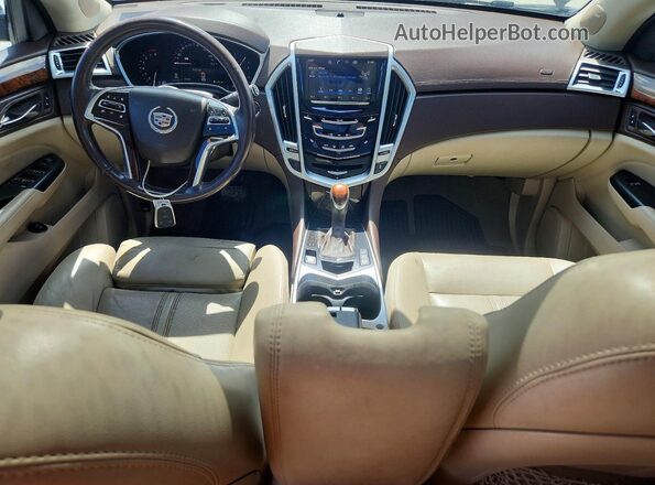 3GYFNBE39GS587645 2016 CADILLAC SRX Черный Вид панели приборов